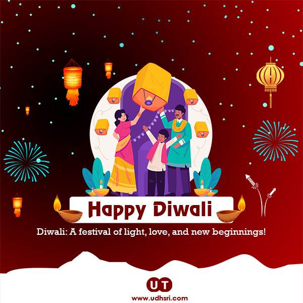 Diwali Business Greeting — Free Download | Udhsri Technologies